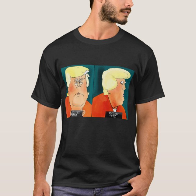 Donald Trump Tasse Shot Funny Dump Trump Spaß T-Shirt (Vorderseite)