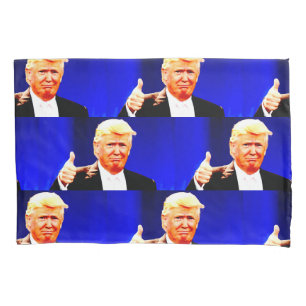 DONALD TRUMP THUMBS UP PILLOWCASES KISSENBEZUG
