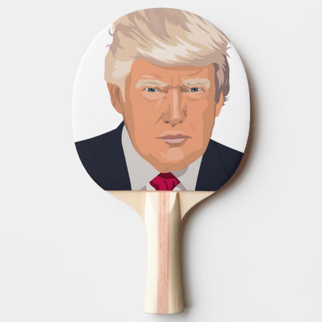 DONALD TRUMP TISCHTENNIS SCHLÄGER (Vorderseite)
