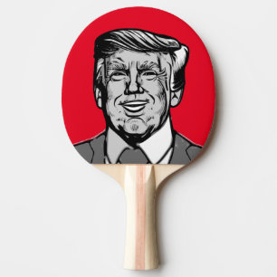 DONALD TRUMP TISCHTENNIS SCHLÄGER