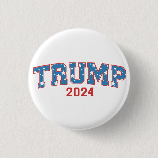 Donald Trump - Trump 2024 Behielt Amerika groß Button (Vorderseite)