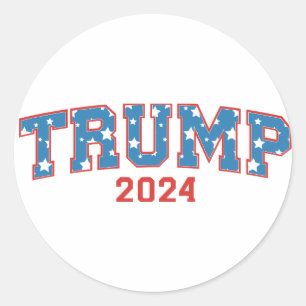 Donald Trump - Trump 2024 Behielt Amerika groß Runder Aufkleber