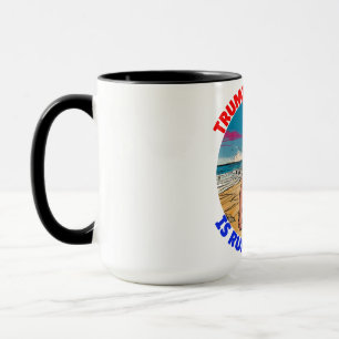 DONALD TRUMP-TRUMP-A-MANIA FÜHRT WILD TASSE