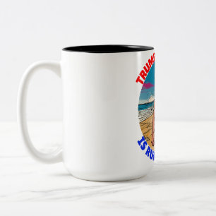 DONALD TRUMP-TRUMP-A-MANIA FÜHRT WILD ZWEIFARBIGE TASSE