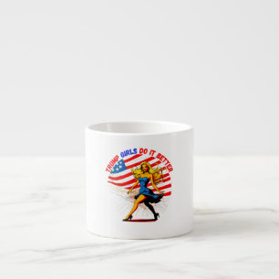 DONALD TRUMP - TRUMP-MÄDCHEN MACHEN ES BESSER ESPRESSOTASSE