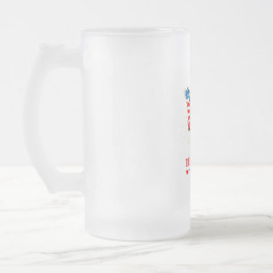 DONALD TRUMP- TRUMP-MÄDCHEN MATTGLAS BIERGLAS