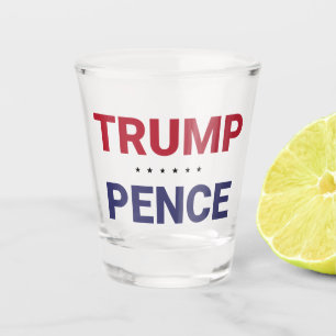 Donald Trump und Mike Pence (US-Wahl 2020) Schnapsglas