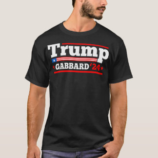 Donald Trump und Tulsi Gabbard 2024 Präsident T-Shirt