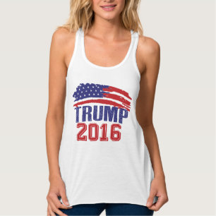 Donald Trump US-Flagge Tank Top