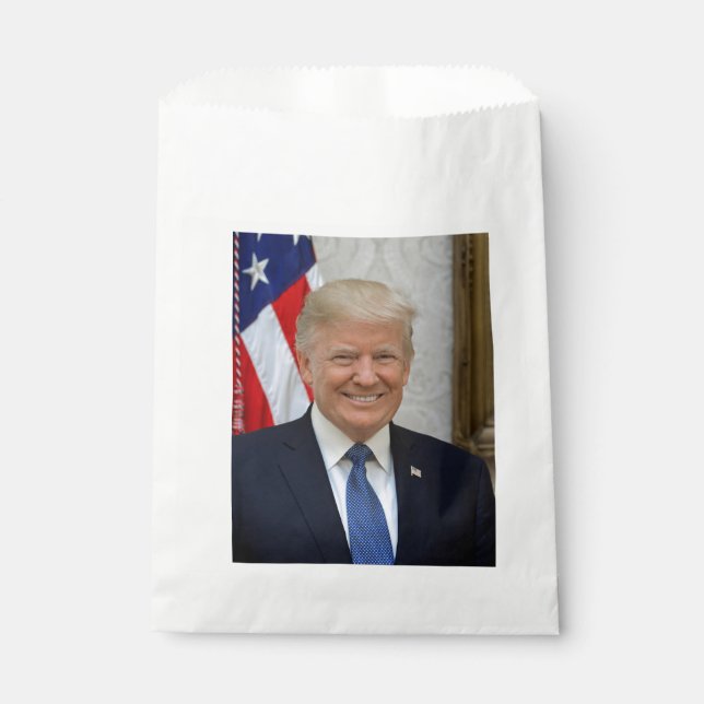 Donald Trump US-Präsident Weiße Haus MAGA 2024 Geschenktütchen (Vorderseite)