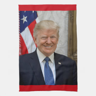Donald Trump US-Präsident Weiße Haus MAGA 2024 Geschirrtuch