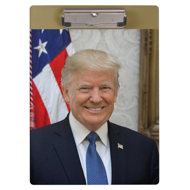 Donald Trump US-Präsident Weiße Haus MAGA 2024 Klemmbrett (Vorderseite)