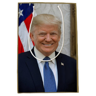 Donald Trump US-Präsident Weiße Haus MAGA 2024 Mittlere Geschenktüte