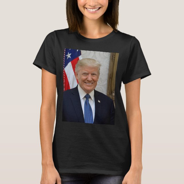 Donald Trump US-Präsident Weiße Haus MAGA 2024 T-Shirt (Vorderseite)