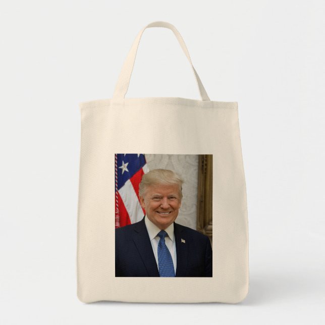Donald Trump US-Präsident Weiße Haus MAGA 2024 Tragetasche (Vorne)