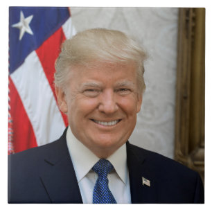 Donald Trump US-Präsident Weißes Haus MAGA 2024 Fliese