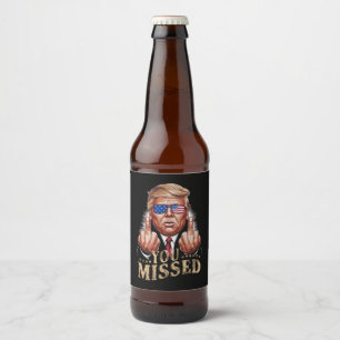 Donald Trump US-Wahl verpasst Bierflaschenetikett