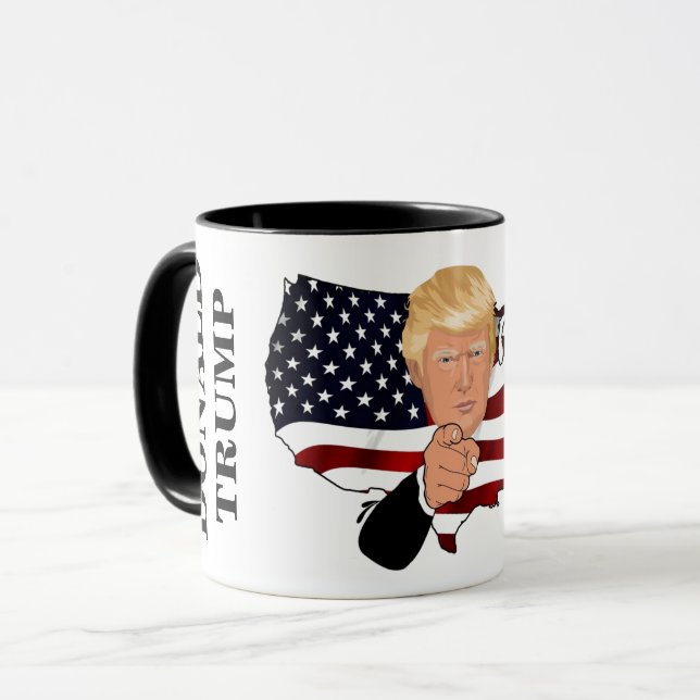 Donald Trump USA Tasse (Vorderseite Links)