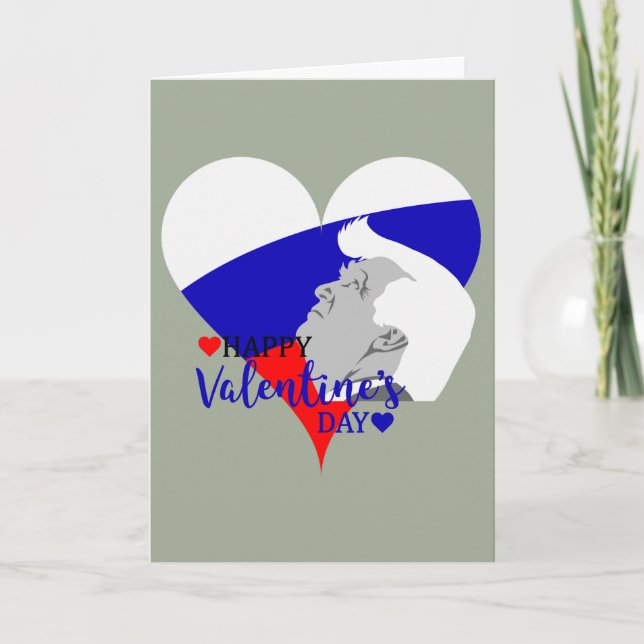 Donald Trump valentine Feiertagskarte (Vorderseite)