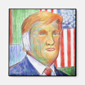 Donald Trump Van Gogh Magnet