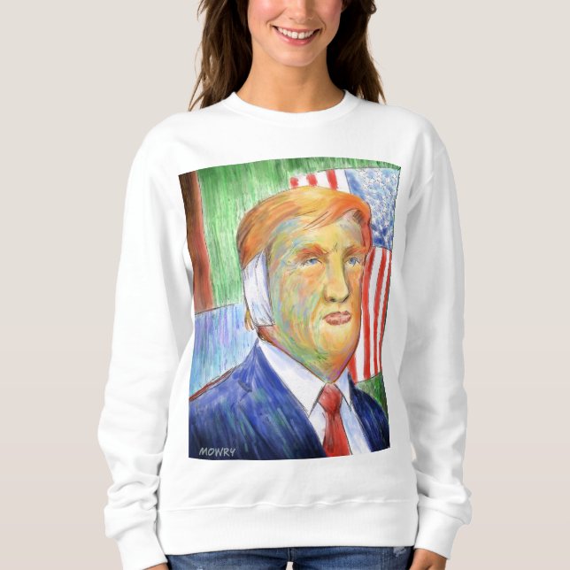 Donald Trump Van Gogh Sweatshirt (Vorderseite)
