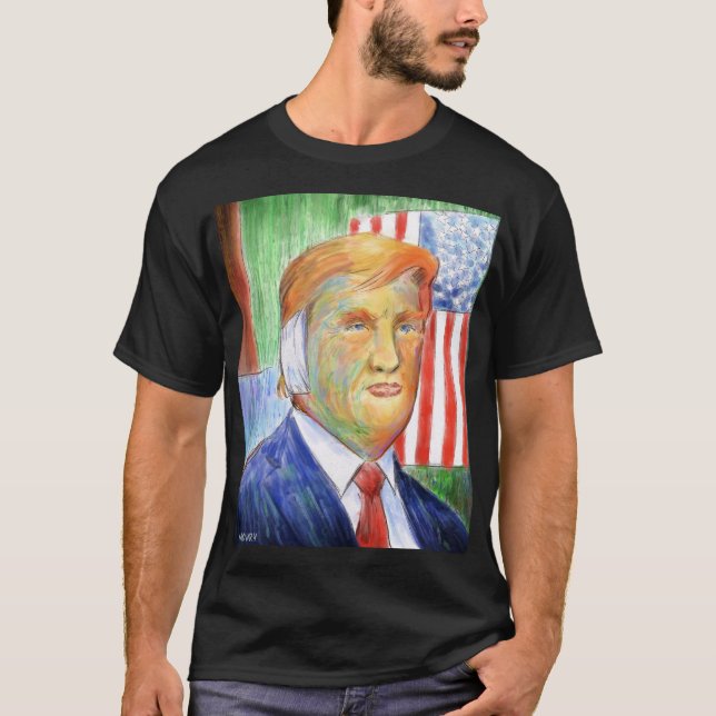 Donald Trump Van Gogh T-Shirt (Vorderseite)