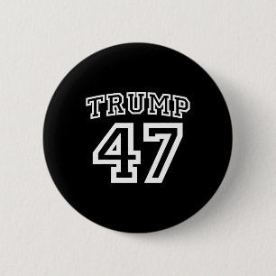 Donald Trump Vance 2024 Wahl 47. Präsident Ich Button