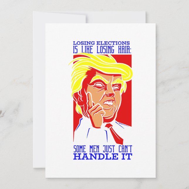 Donald Trump verlor die Wahl Einladung (Vorderseite)