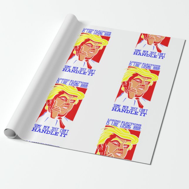Donald Trump verlor die Wahl Geschenkpapier (Ungerollt)