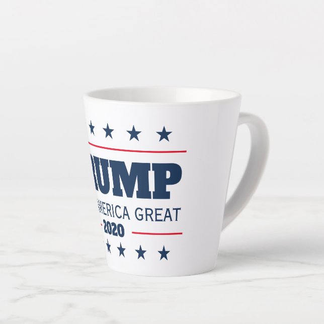 Donald Trump-Wahl 2020 Behalte Amerika Groß Milchtasse (Rechte Ecke)