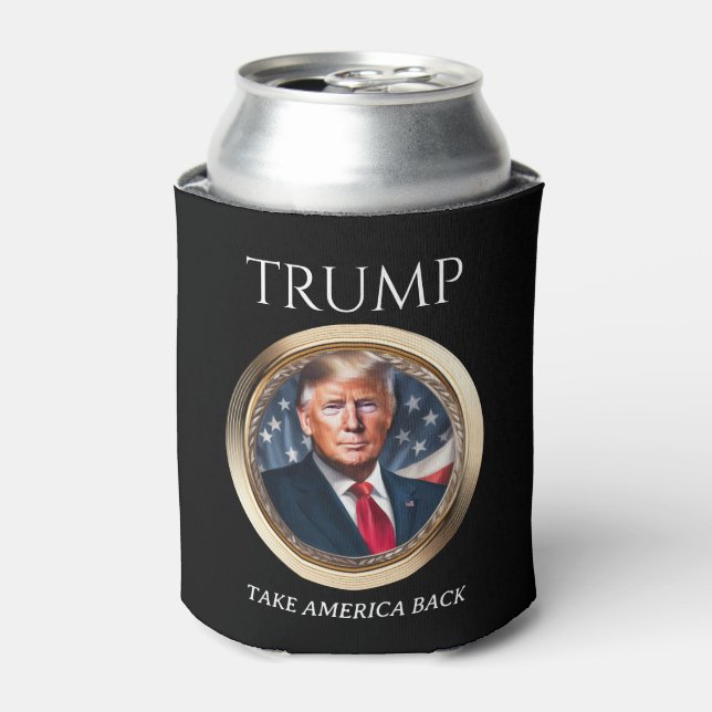 Donald Trump-Wahlkampfkollektiv 2024 Dosenkühler (Kanne Vorderseite)