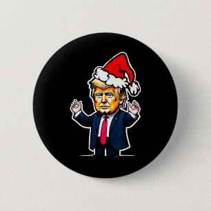 Donald Trump Weihnachten für Väter und Frauen Chri Button