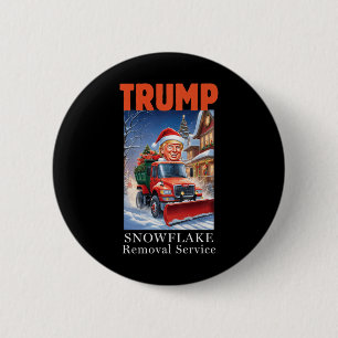 Donald Trump weihnachtliche Entfernung von Schneef Button