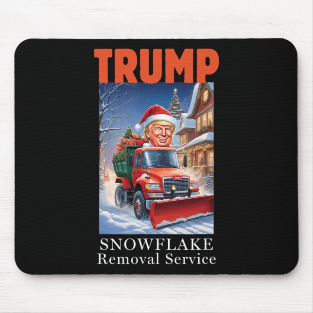Donald Trump weihnachtliche Entfernung von Schneef Mousepad (Vorne)