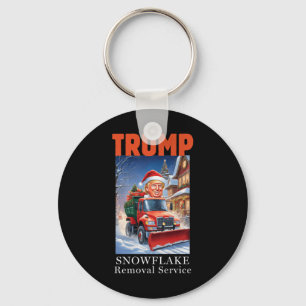 Donald Trump weihnachtliche Entfernung von Schneef Schlüsselanhänger