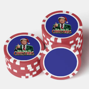 Donald Trump - Weihnachtsfeierlichkeiten - Weihnac Pokerchips