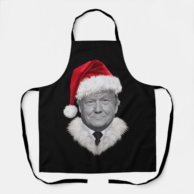 Donald Trump Weihnachtsgeschenk Funny Weihnachtsma Schürze (Vorderseite)