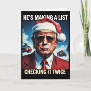 Donald Trump Weihnachtskarte Weihnachtsfeiertag Karte