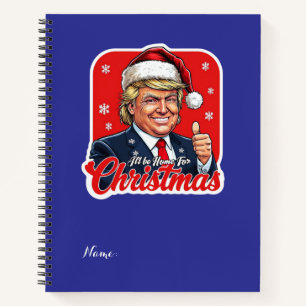 Donald Trump Weihnachtsmann Claus Art Notizbuch