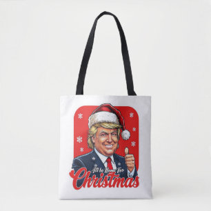 Donald Trump Weihnachtsmann Claus Art Tasche