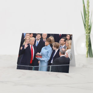 Donald Trump wird als Präsident vereidigt Karte