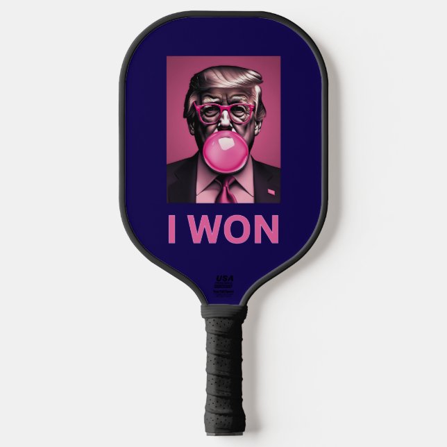 Donald Trump Won Einweihung der MAGA Pickleball Schläger (Vorderseite)