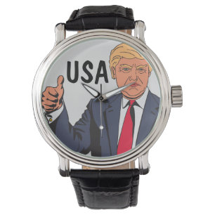 DONALD-TRUMP-WRISTWASSER ARMBANDUHR