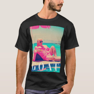 Donald Trump Ziege Lustige Kunst Kunst Meme Retro  T-Shirt