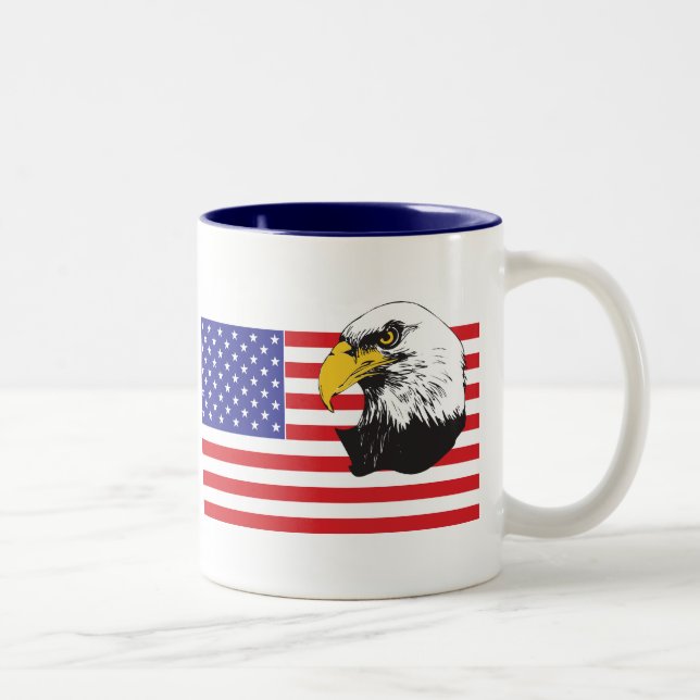 Donald Trump Zweifarbige Tasse (Rechts)