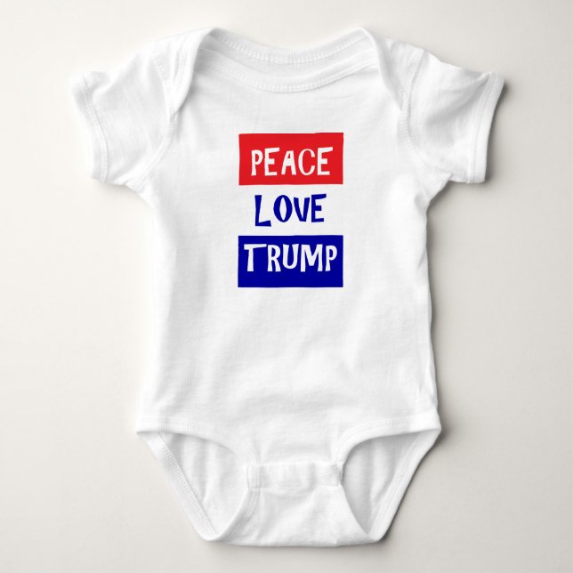 Donald- Trumpbaby und die Kleidung der Kinder Baby Strampler (Vorderseite)