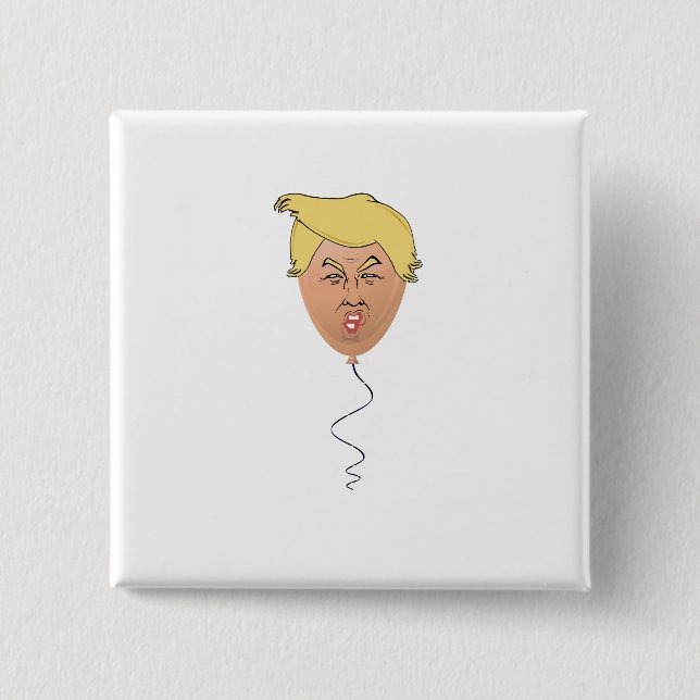 Donald- Trumpballon Button (Vorderseite)