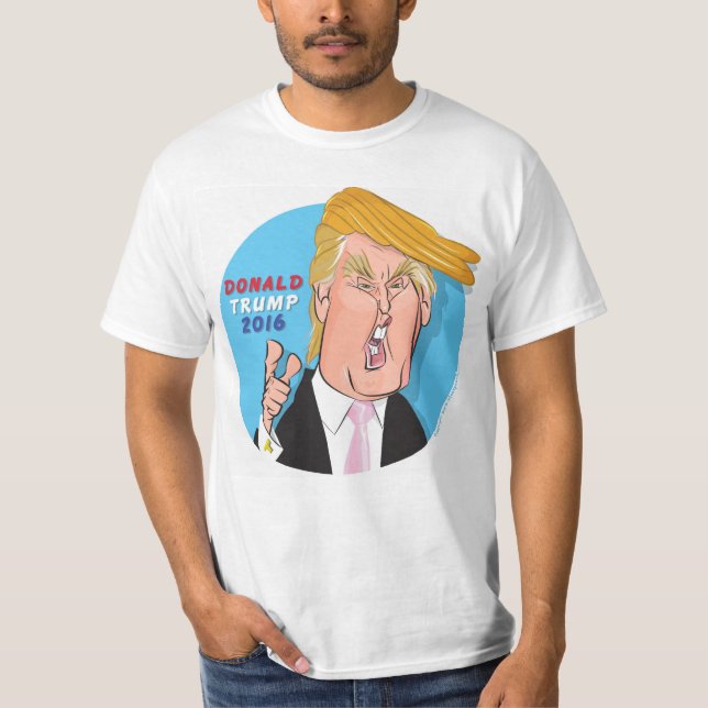 Donald TrumpCartoon-T-Shirt 2016 T-Shirt (Vorderseite)