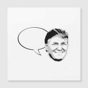 Donald- Trumpgedanken-Blase Magnetkarte