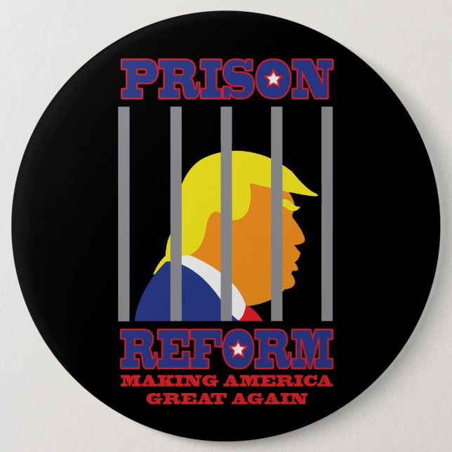 Donald- Trumpgefängnisreform Button (Vorderseite)